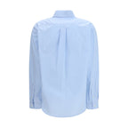 Blue Cotton Shirt Miu Miu
