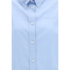 Blue Cotton Shirt Miu Miu