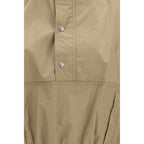 Beige Polyester Shell Jacket