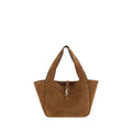 Brown Calf Leather Bos Taurus Shoulder Bag Saint Laurent