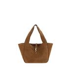 Brown Calf Leather Bos Taurus Shoulder Bag Saint Laurent