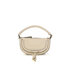 Beige Calf Leather Bos Taurus Shoulder Bag Chloé