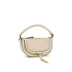Beige Calf Leather Bos Taurus Shoulder Bag Chloé