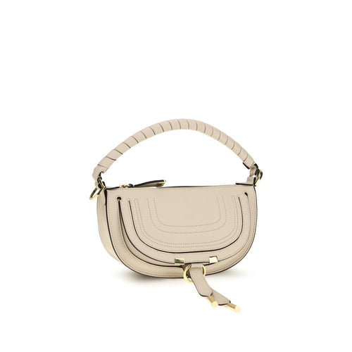 Beige Calf Leather Bos Taurus Shoulder Bag Chloé