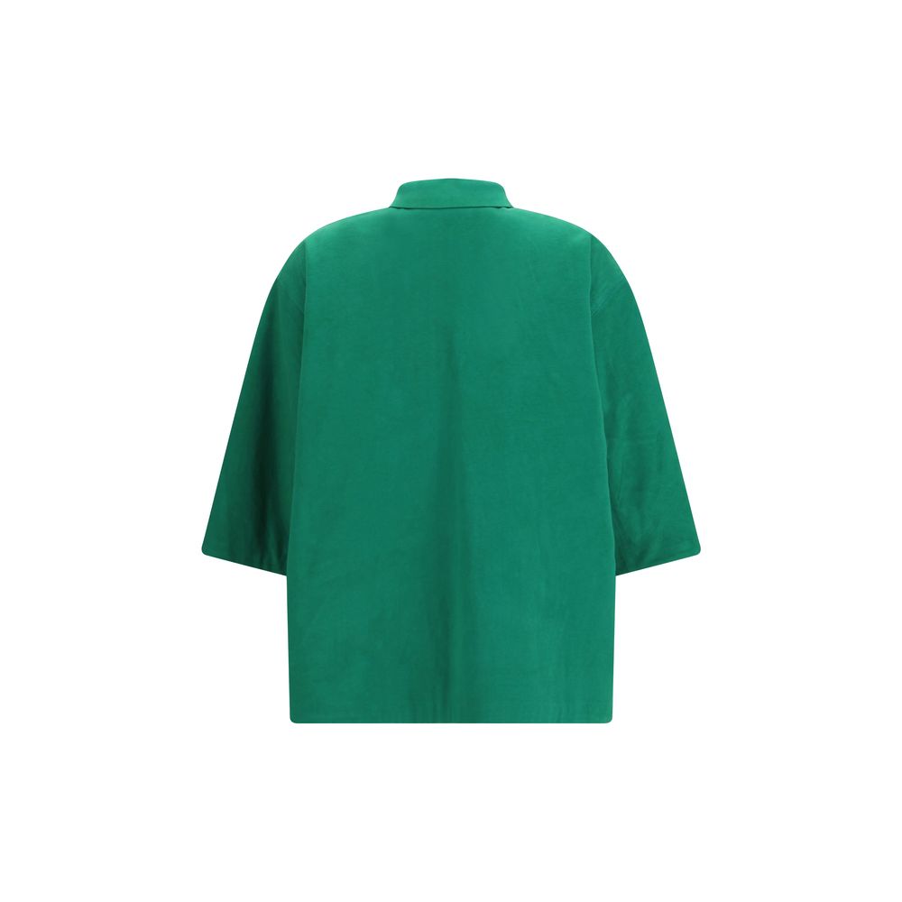 Bicolor Polyethylene Biker Jacket Prada