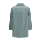 Blue Lamb Leather Leather Jacket