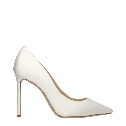 Beige Satin Platform Pumps Jimmy Choo