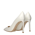 Beige Satin Platform Pumps Jimmy Choo