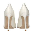 Beige Satin Platform Pumps Jimmy Choo