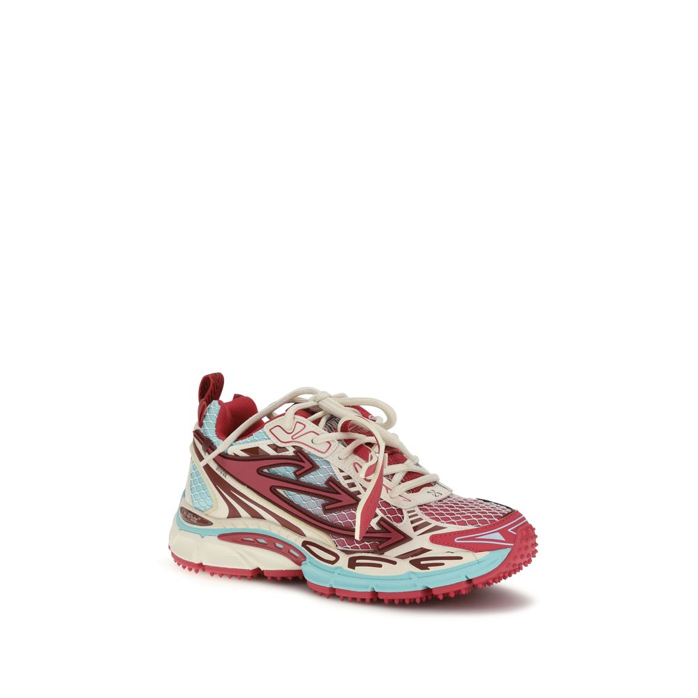 Multicolor Polyester Athletic Sneakers Off-White