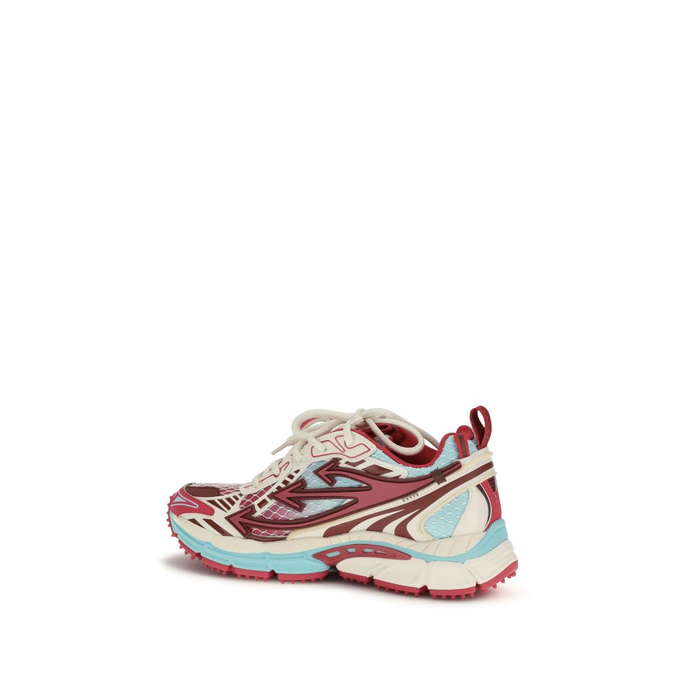Multicolor Polyester Athletic Sneakers Off-White