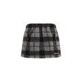 Miu Miu Multicolor Nylon Mini Skirt Miu Miu