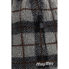 Miu Miu Multicolor Nylon Mini Skirt Miu Miu