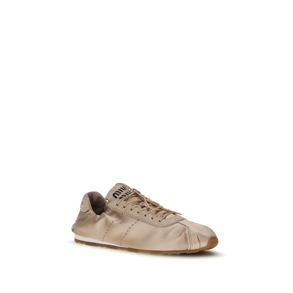 Multicolor Viscose Sneakers Miu Miu