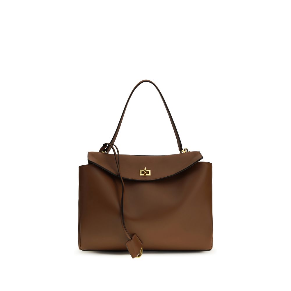 Brown Calf Leather Bos Taurus Shoulder Bag Balenciaga