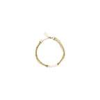 Gold Brass Bracelet Saint Laurent