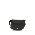 Black Calf Leather Bos Taurus Shoulder Bag Burberry