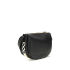 Black Calf Leather Bos Taurus Shoulder Bag Burberry