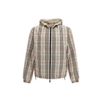 Beige Polyester Shell Jacket