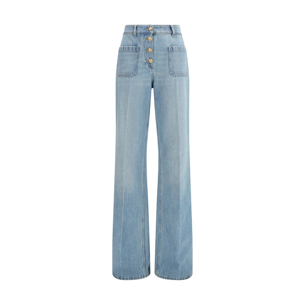 Blue Cotton Jeans Denim Valentino