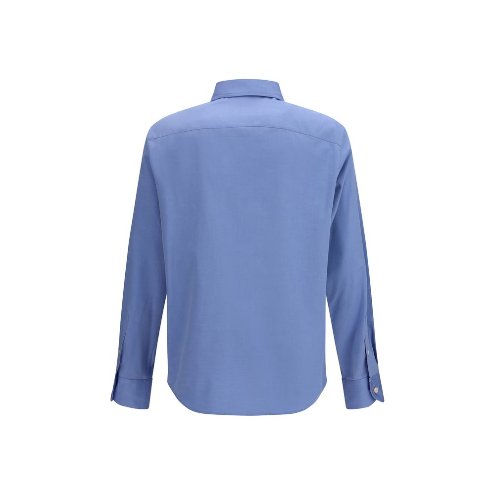 Blue Cotton Shirt Valentino