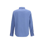Blue Cotton Shirt Valentino