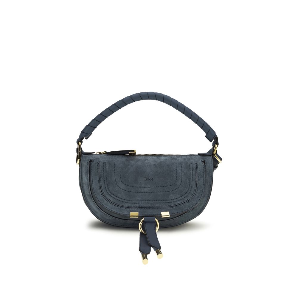 Blue Calf Leather Bos Taurus Shoulder Bag Chloé