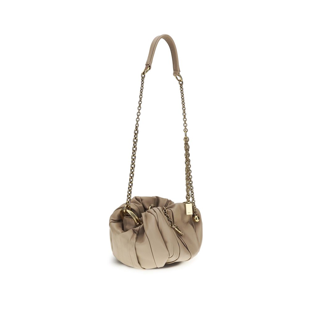 Beige Lamb Ovis Aries Aries Shoulder Bag Chloé
