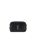 Black Calf Leather Bos Taurus Shoulder Bag Saint Laurent