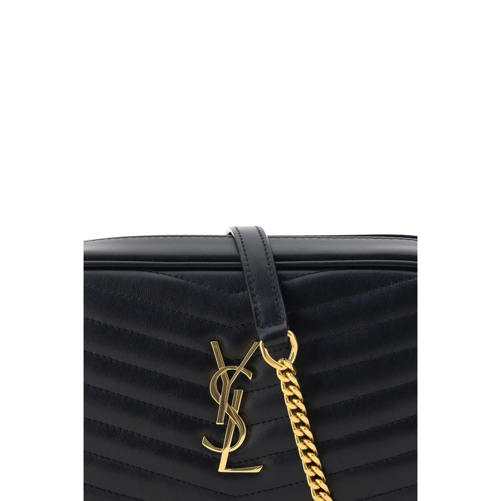 Black Calf Leather Bos Taurus Shoulder Bag Saint Laurent