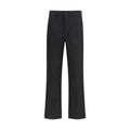 Black Cotton Chino Pants Burberry