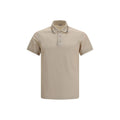 Beige Cotton Polo Shirt Burberry