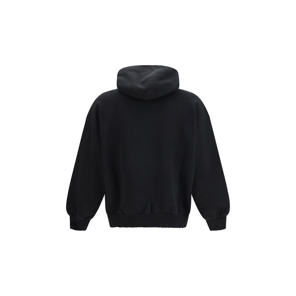 Black Cotton Sweatshirt Balenciaga