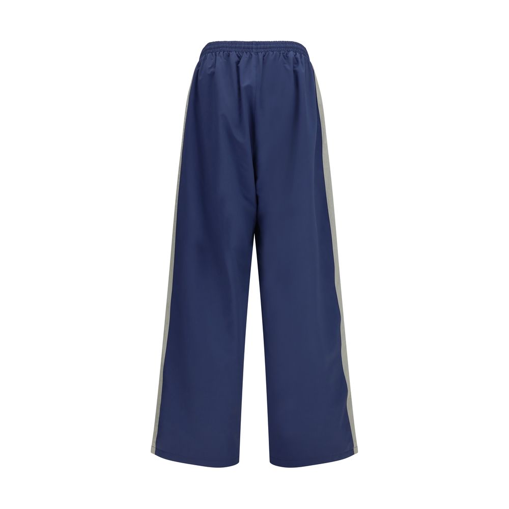 Blue Polyester Joggers (Workout Pants) Balenciaga