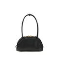 Black Calf Leather Bos Taurus Shoulder Bag Miu Miu