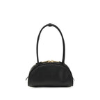 Black Calf Leather Bos Taurus Shoulder Bag Miu Miu