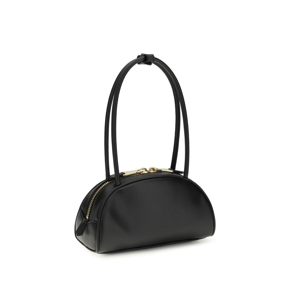 Black Calf Leather Bos Taurus Shoulder Bag Miu Miu