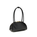 Black Calf Leather Bos Taurus Shoulder Bag Miu Miu