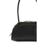 Black Calf Leather Bos Taurus Shoulder Bag Miu Miu