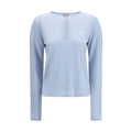 Blue Cashmere Sportswear Miu Miu