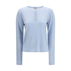 Blue Cashmere Sportswear Miu Miu