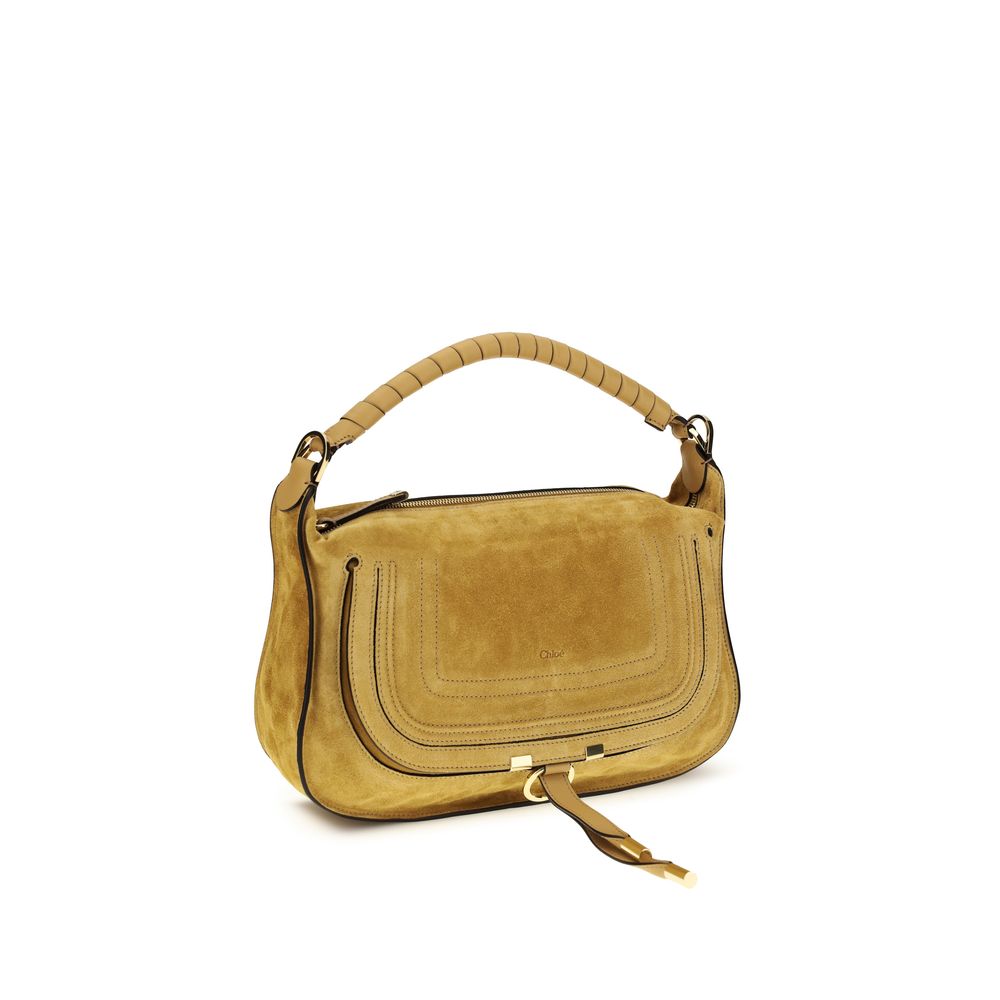Beige Calf Leather Bos Taurus Shoulder Bag Chloé