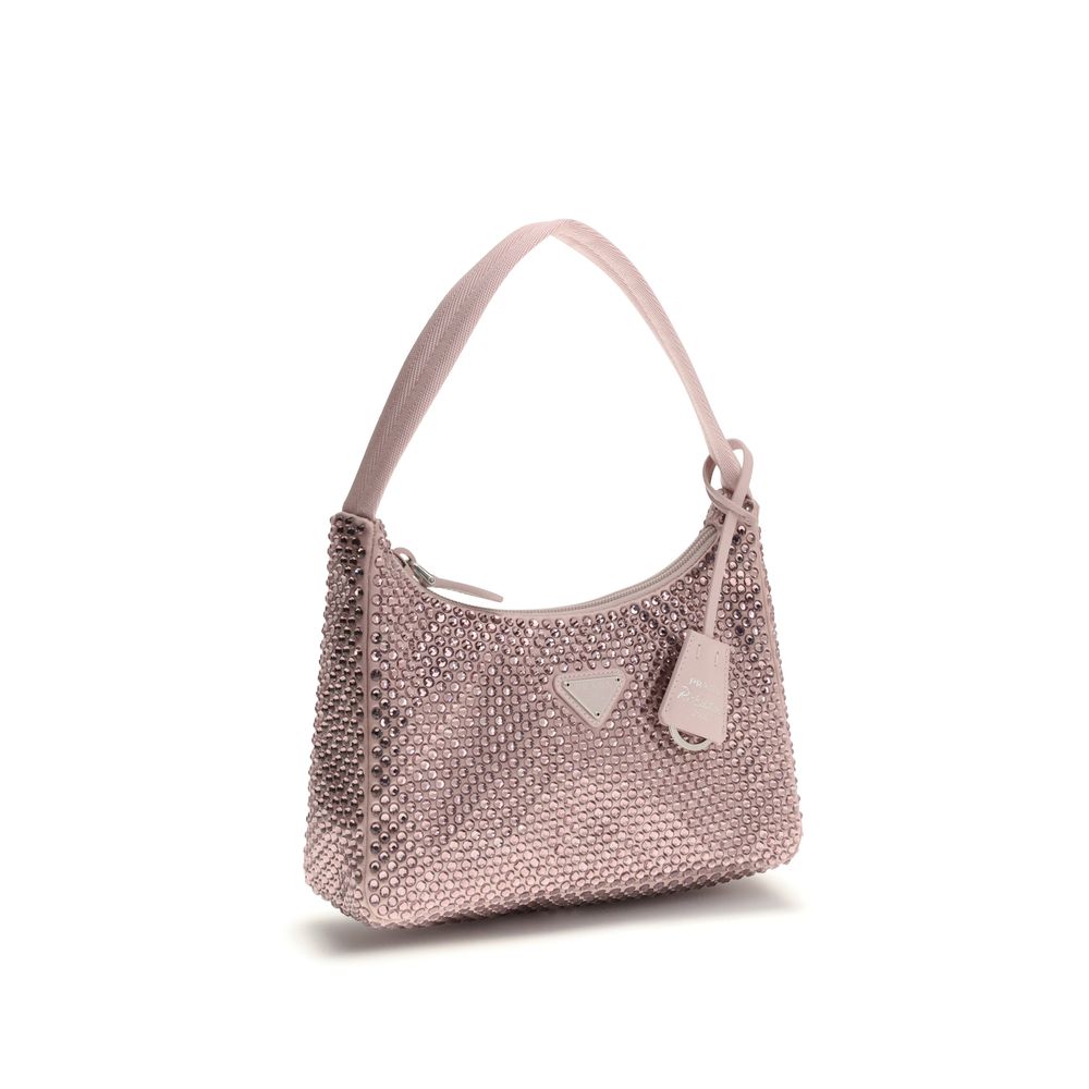 Multicolor Viscose Shoulder Bag Prada