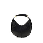Black Calf Leather Bos Taurus Shoulder Bag Saint Laurent