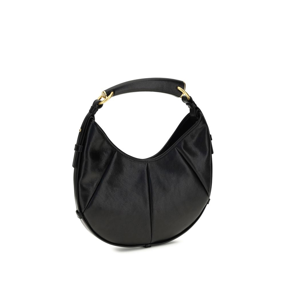 Black Calf Leather Bos Taurus Shoulder Bag Saint Laurent