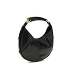 Black Calf Leather Bos Taurus Shoulder Bag Saint Laurent