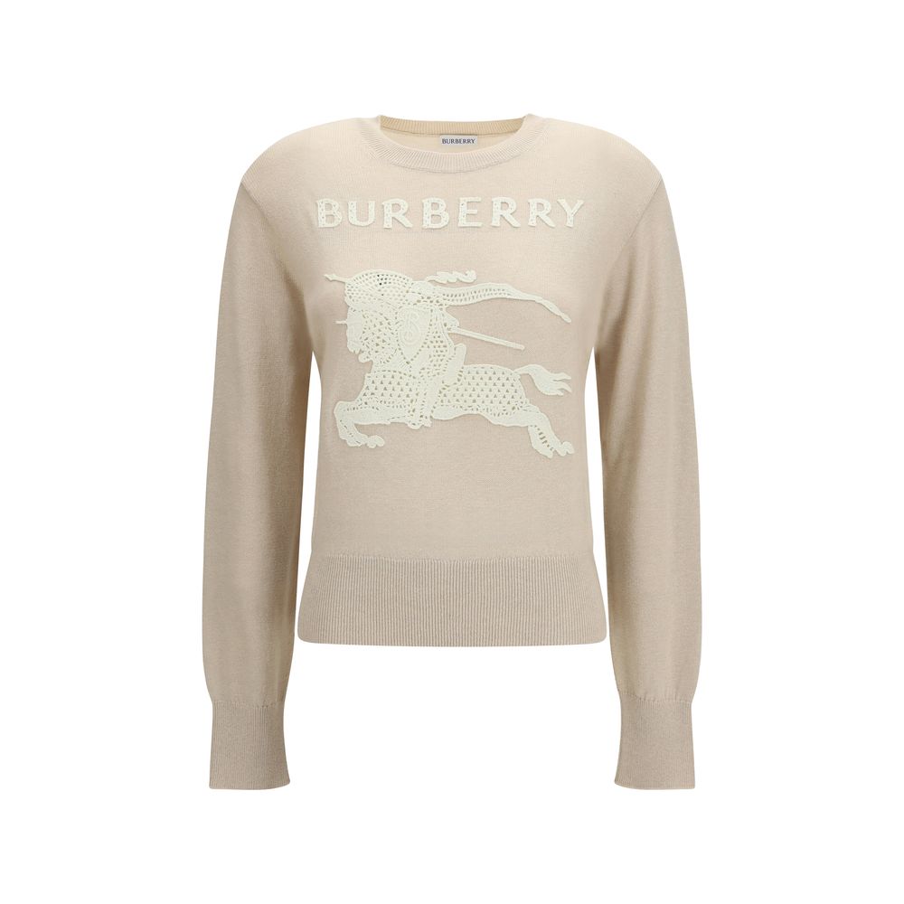 Beige Polyester Sweatshirt Burberry