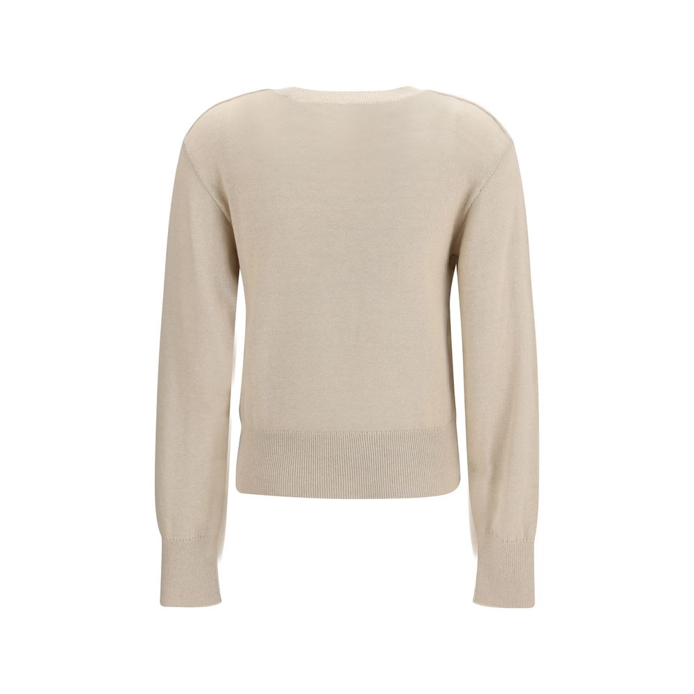 Beige Polyester Sweatshirt Burberry