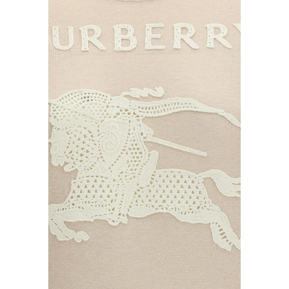 Beige Polyester Sweatshirt Burberry