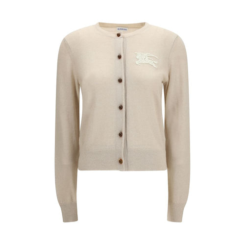 Beige Polyester Cardigan Burberry